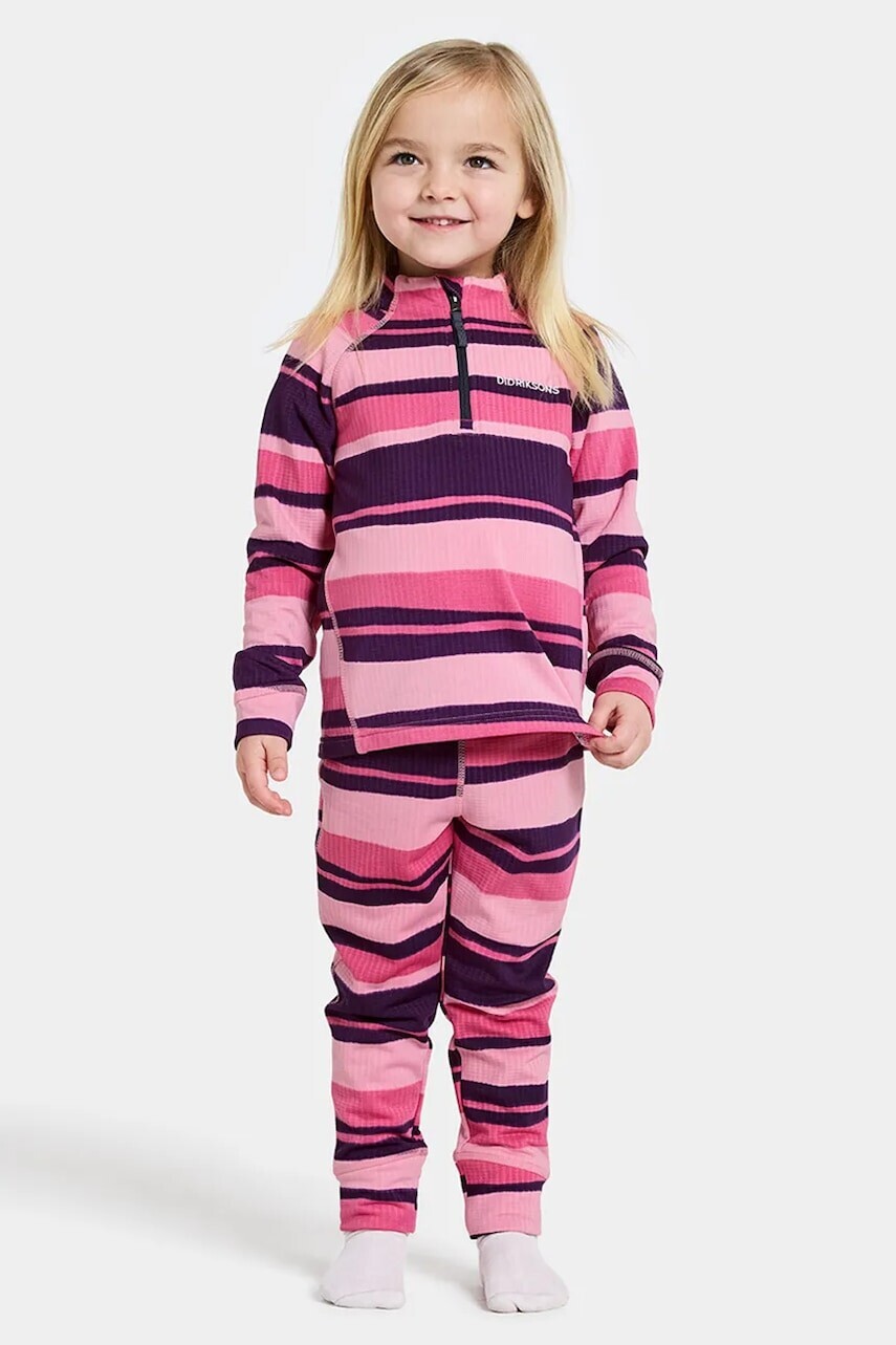 Súprava Didriksons JADIS KIDS PR SET 4 ružová farba, 505902