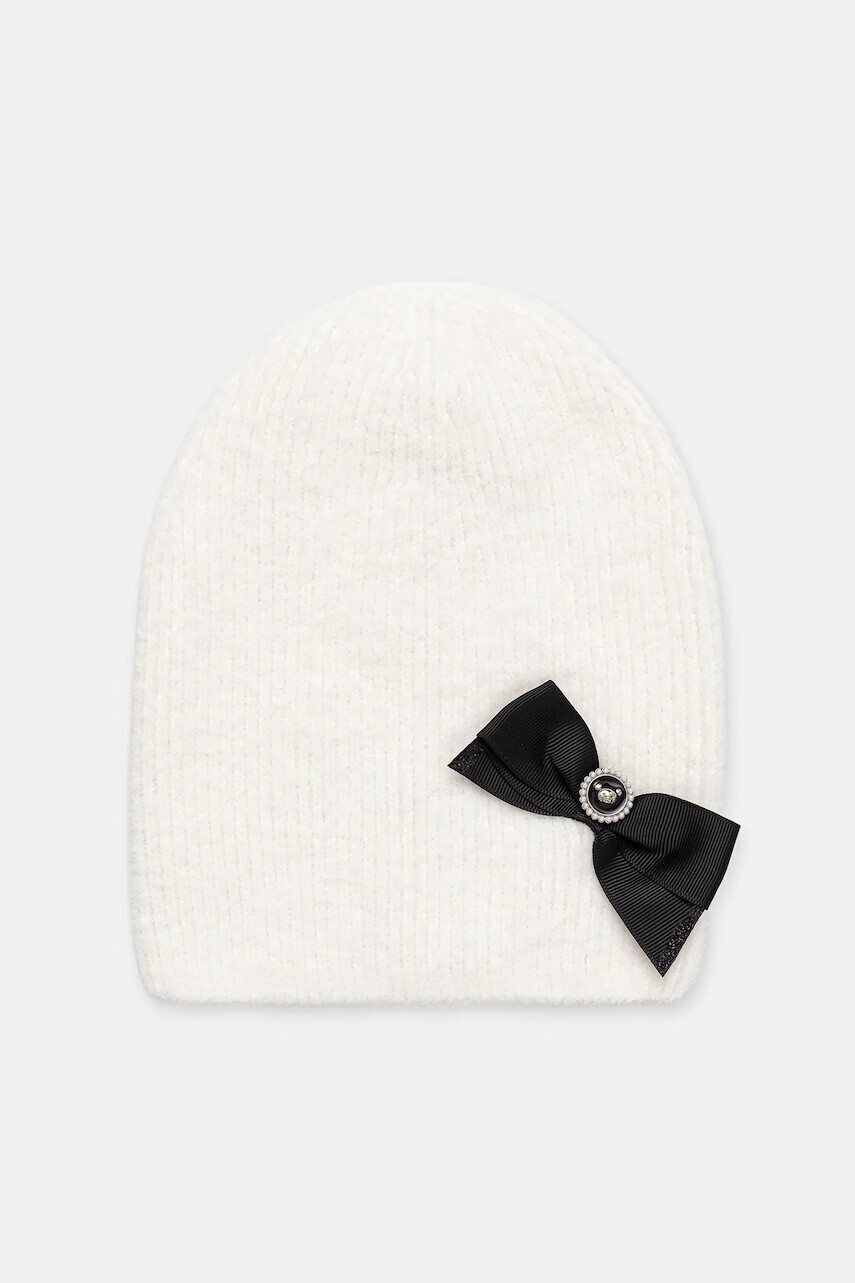 Detská vlnená čiapka Jamiks JUSTINE biela farba biela, JZI213
