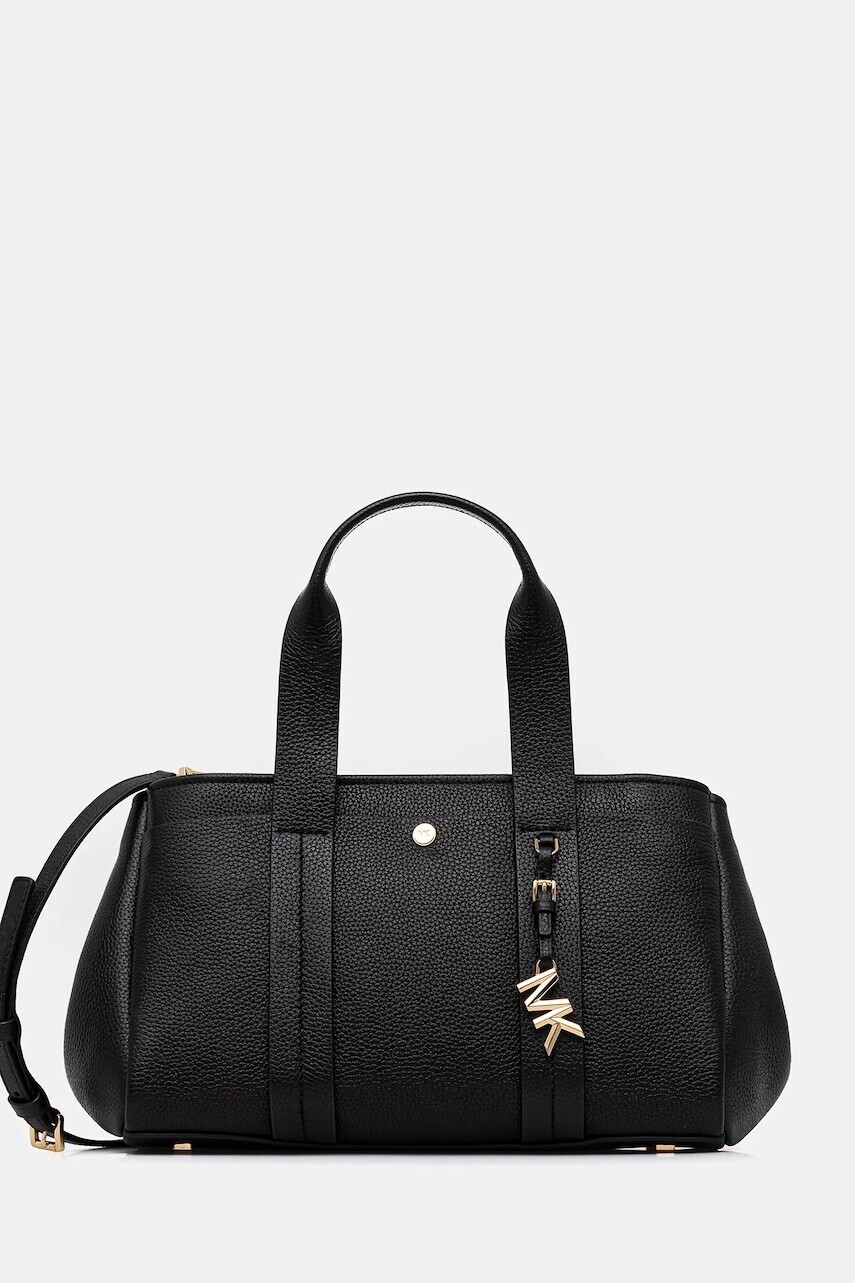 Kožená kabelka MICHAEL Michael Kors čierna farba, 30T5G1ZS1L