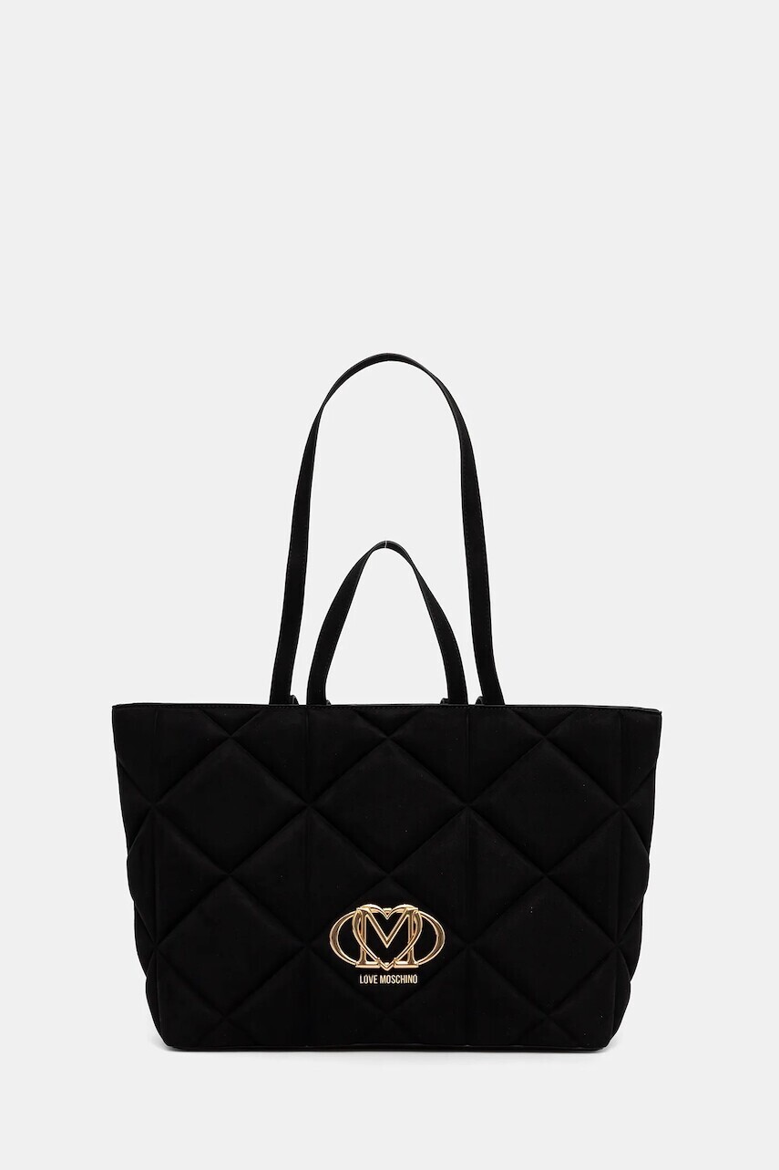 Kabelka Love Moschino čierna farba, JC4397PP0NKE0000