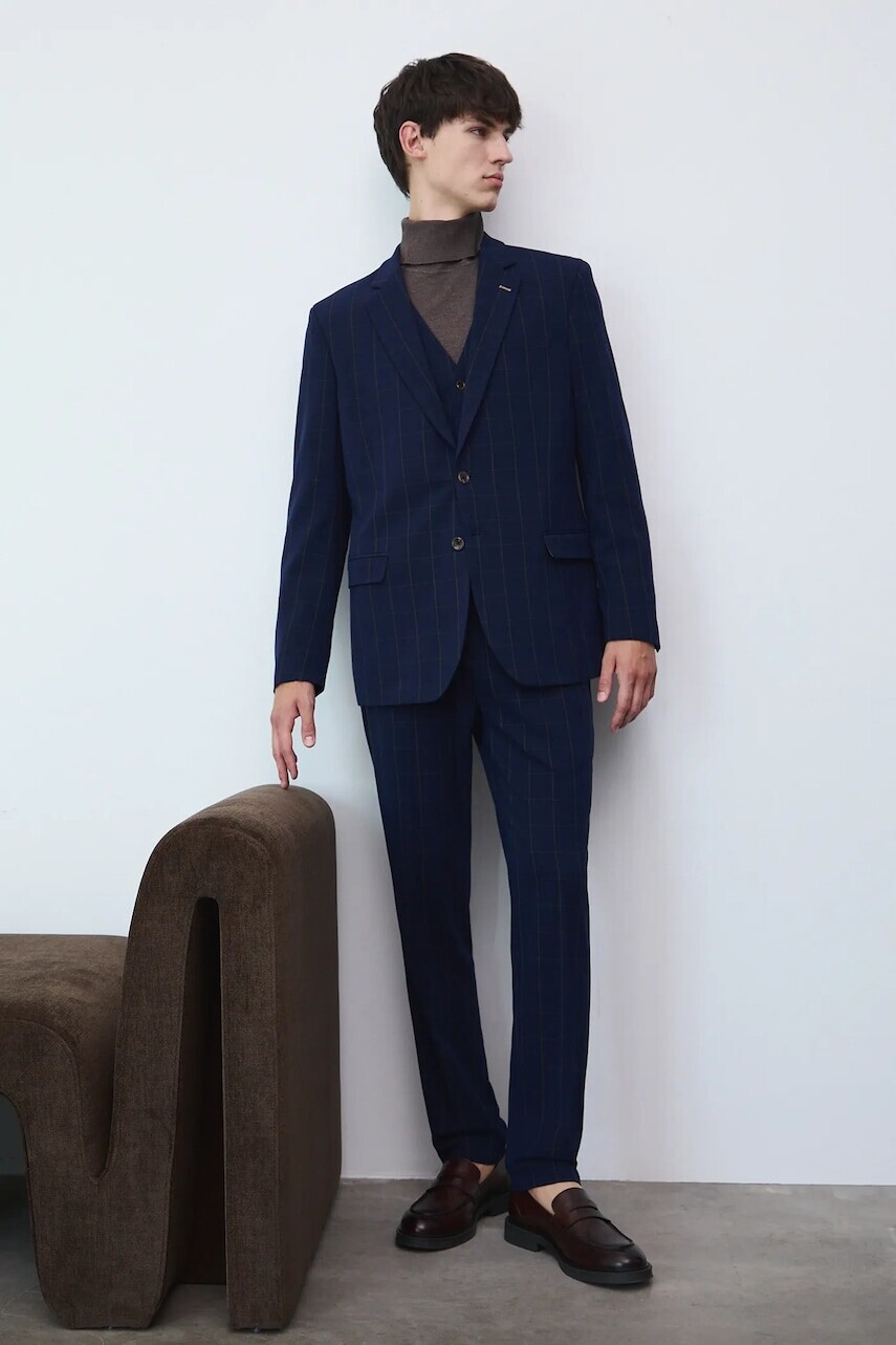 Nohavice Medicine tmavomodrá farba