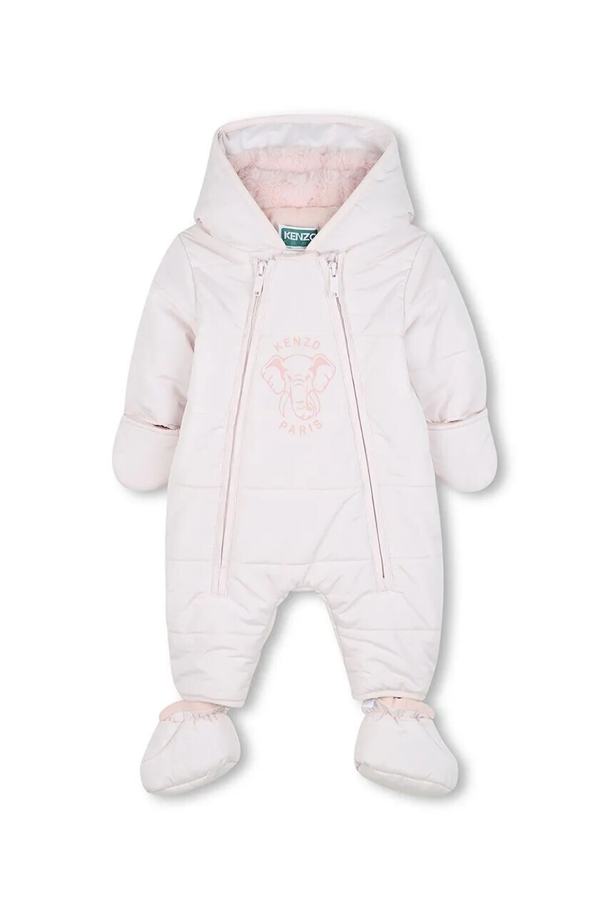 Overal pre bábätká Kenzo Kids ružová farba, K61255