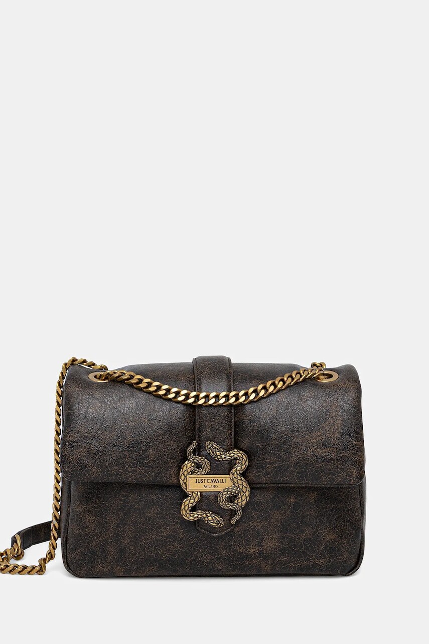Kabelka Just Cavalli hnedá farba, 79RA4BC3 ZSD10