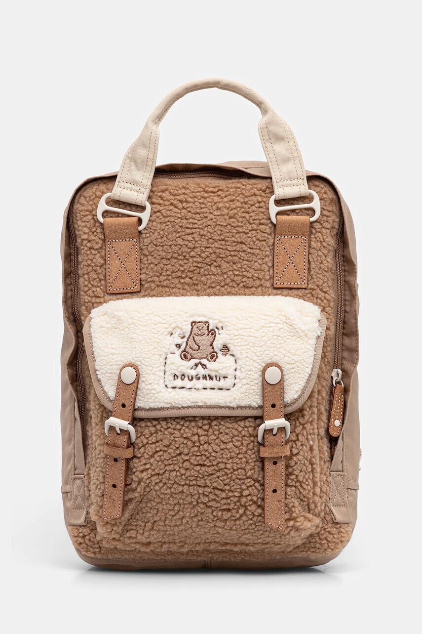 Ruksak Doughnut Macaroon Fairies & Friends dámsky, hnedá farba, veľký, s nášivkou, D010FFB
