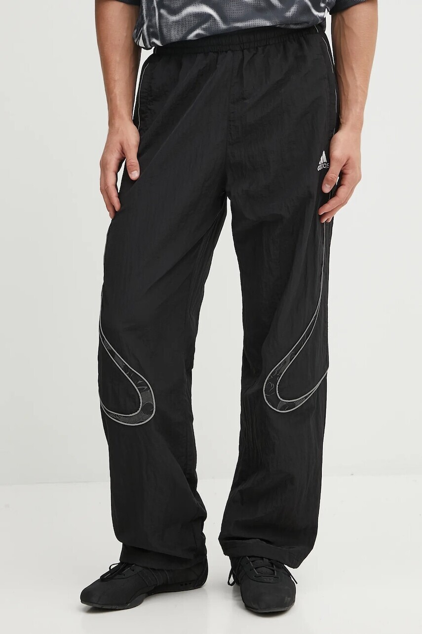 Tepláky adidas Originals Adilenium Tg Tp čierna farba, s nášivkou, KF8521