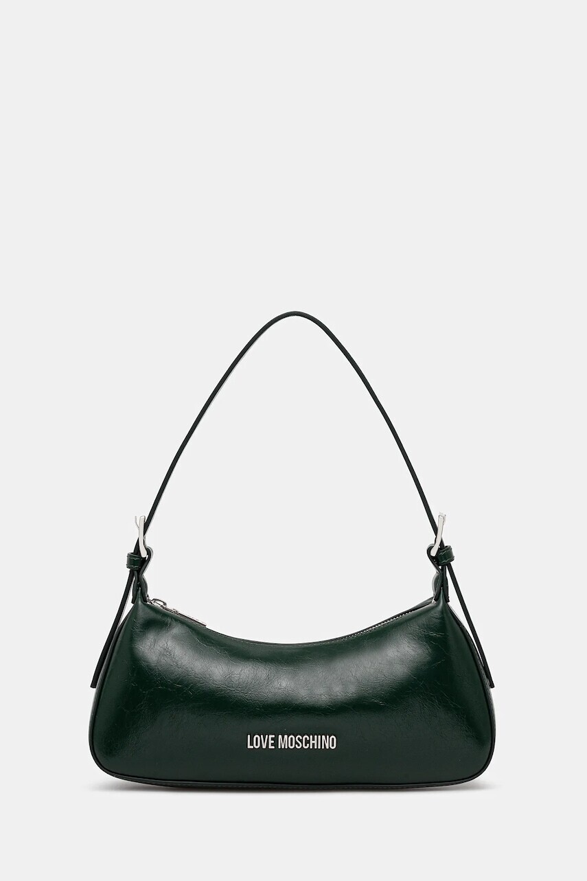 Kabelka Love Moschino zelená farba, JC4390PP0NKP085A