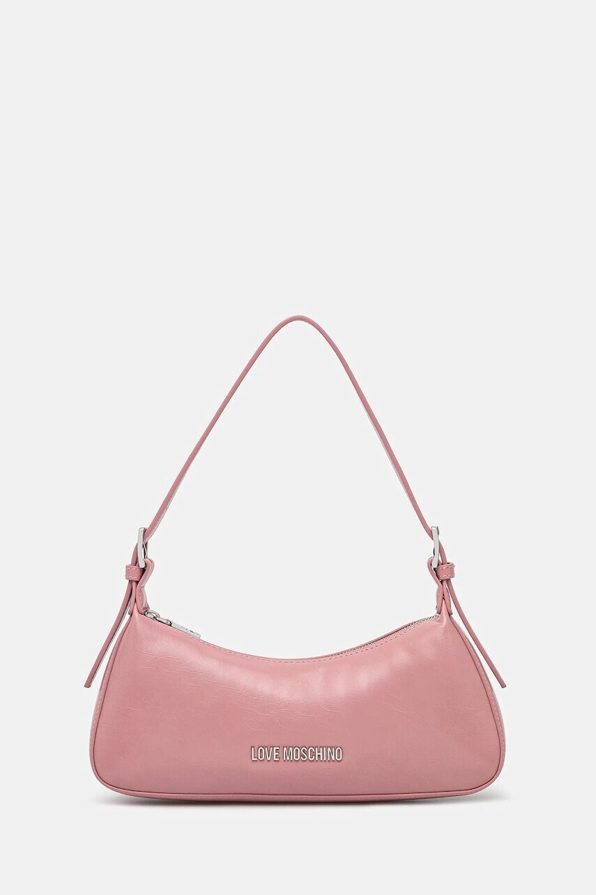 Kabelka Love Moschino ružová farba, JC4390PP0NKP061A