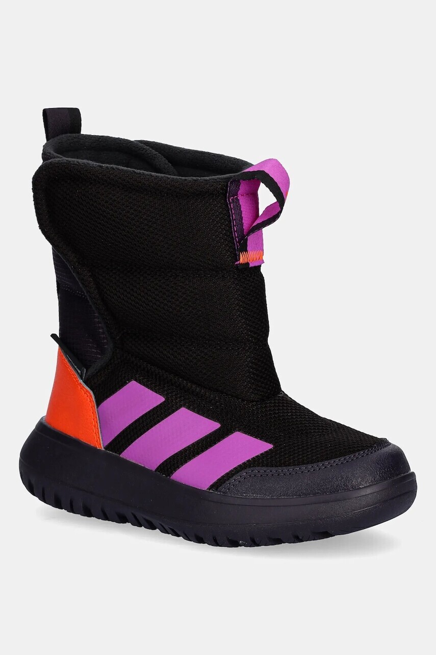 Detské zimné topánky adidas Winterplay čierna farba, JQ2633