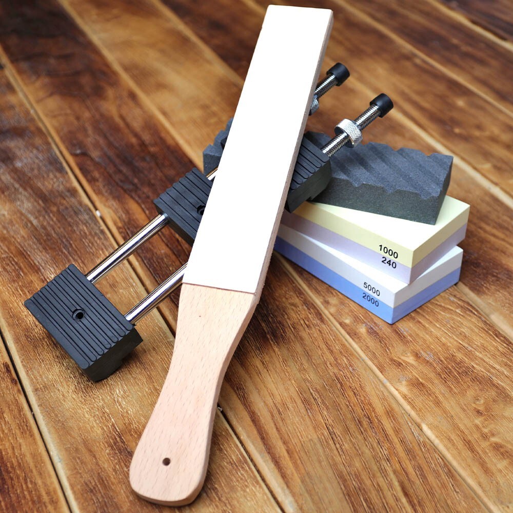Sada brúsnych kameňov Risam Profi vrátane porovnávača, držiaka a obťahovacej kože