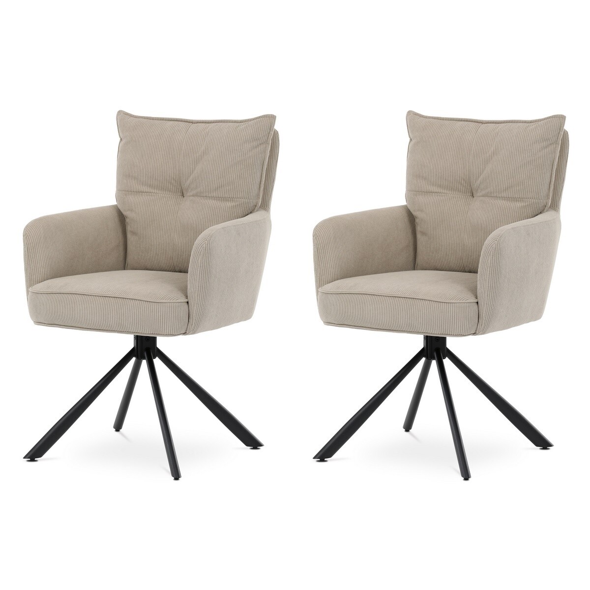 Sada jedálenských stoličiek s vratným mechanizmomHC-X1128 LAN2, manšestr, 2 ks