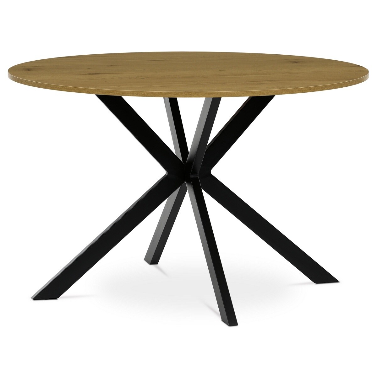 Jedálenský stôl 120 x 120 cm, divoký dub, L