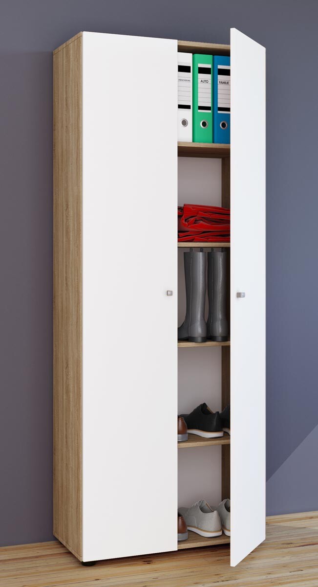 VCM Víceúčelová skříň Vandol l s dvířky, dub sonoma