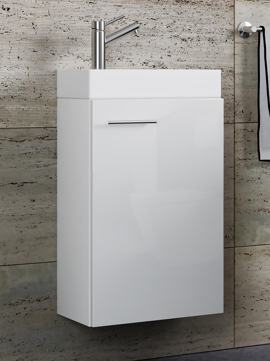 2dílné umyvadlo pro hosty Slito, bílé