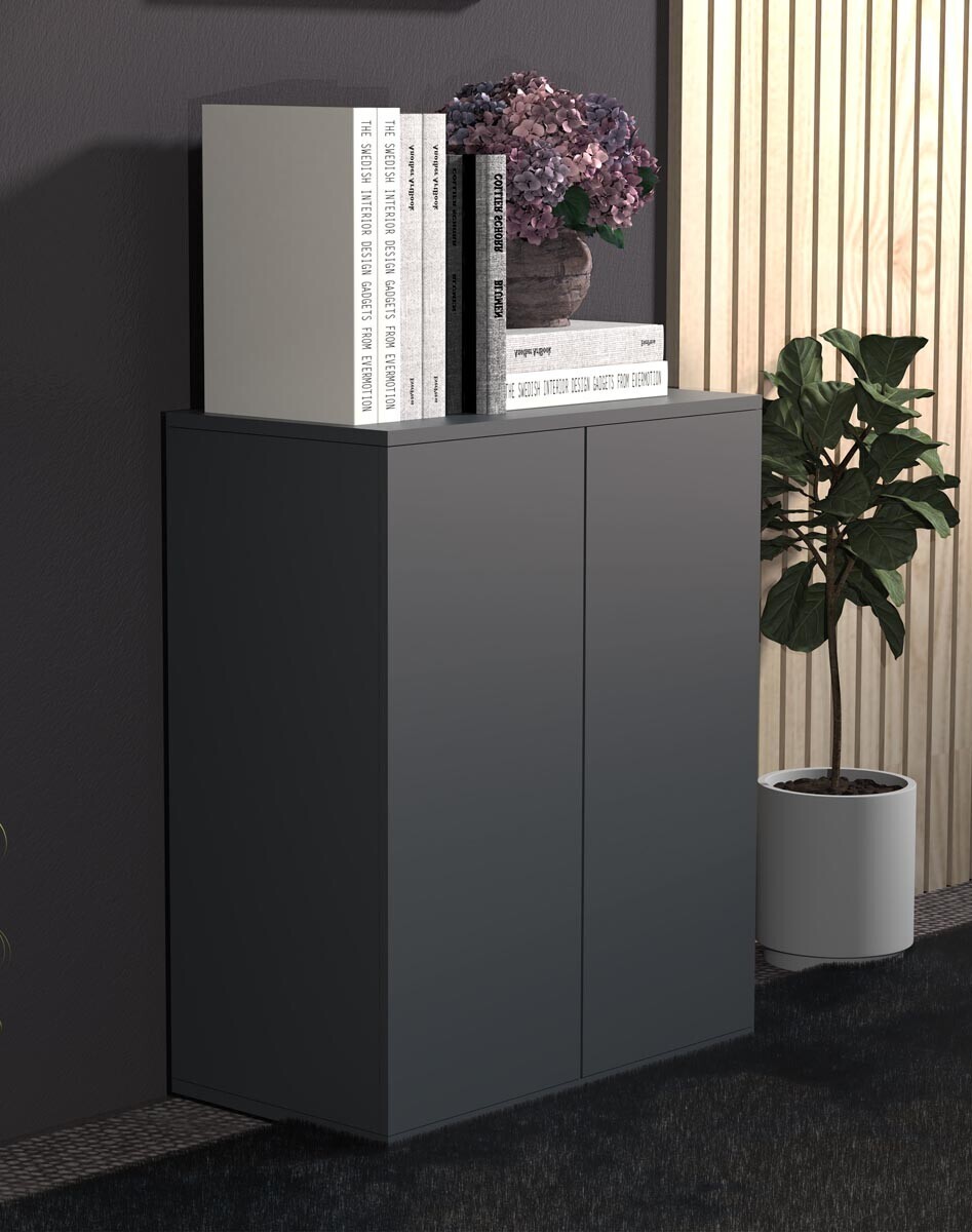 Skříňka Dalosa 2-komorová, antracitová