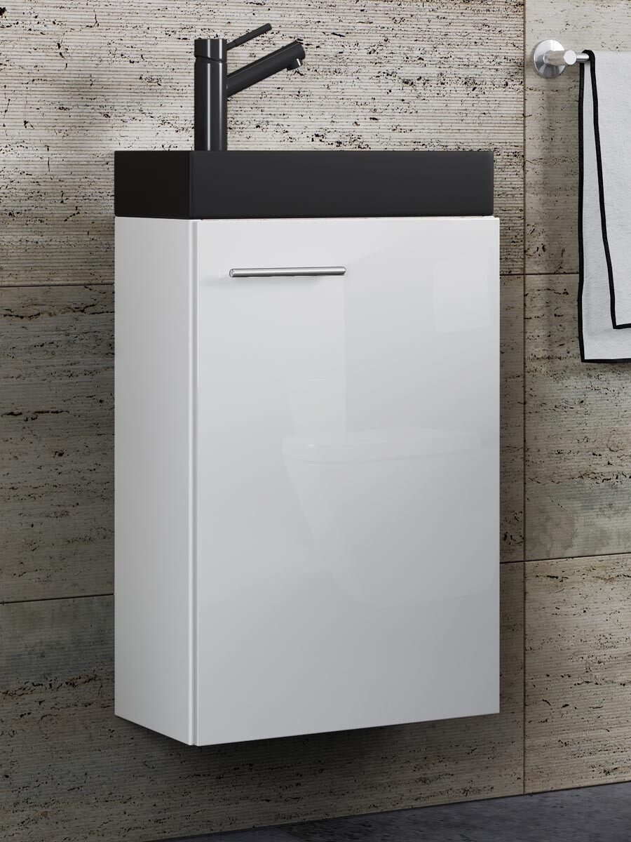 2dílné umyvadlo pro hosty Slito BL, bílé