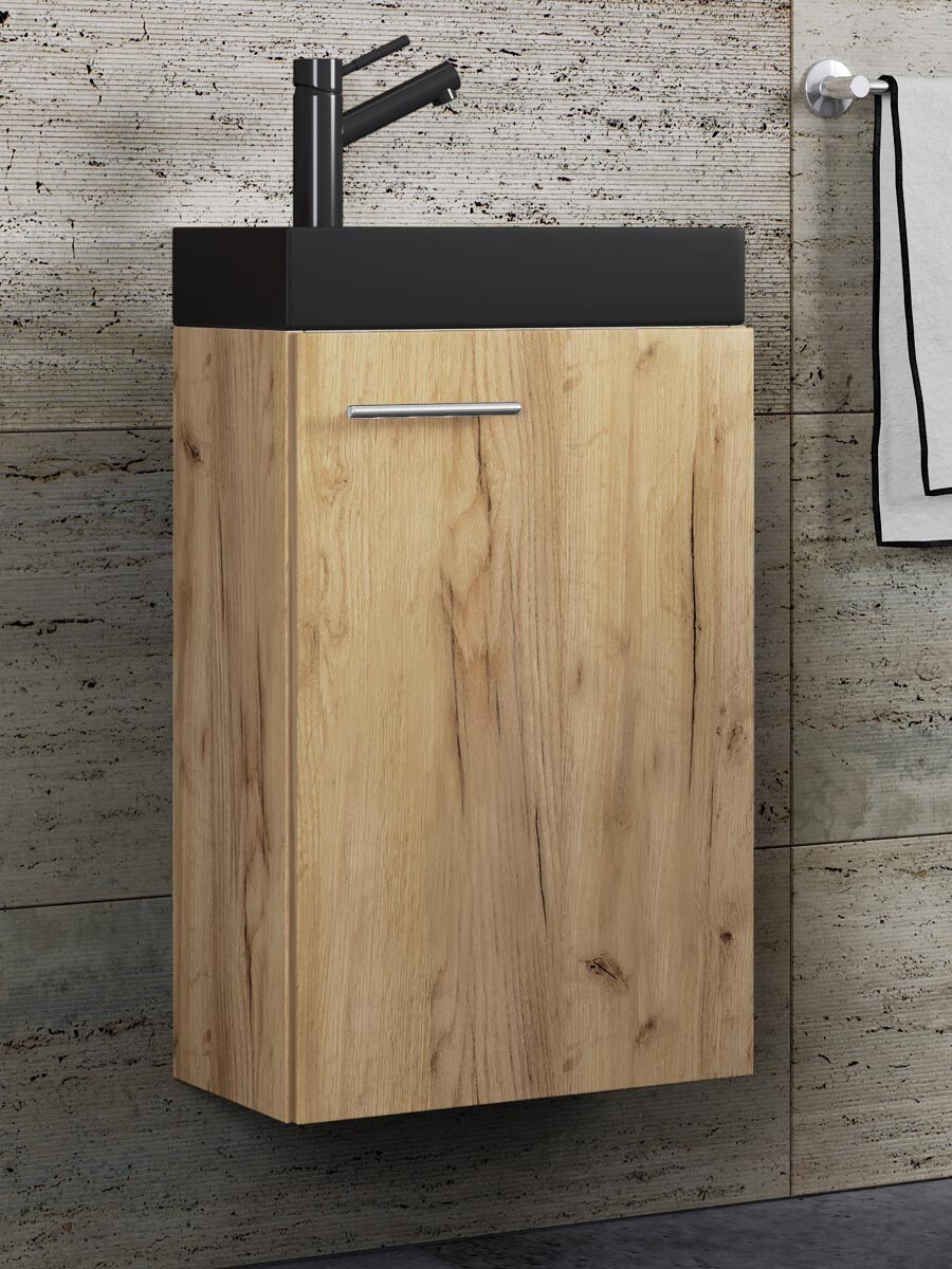 2dílné umyvadlo pro hosty Slito BL, dub medový