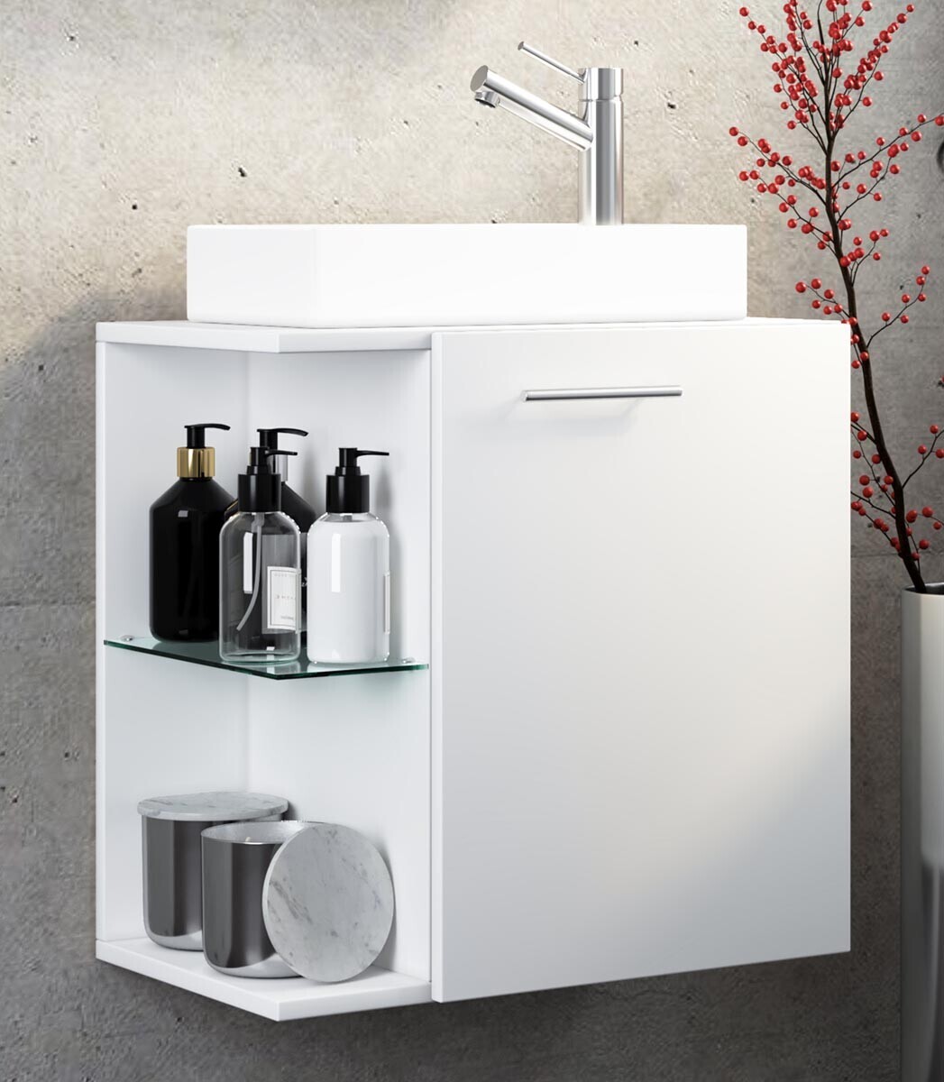 2dílné umyvadlo pro hosty Hausa, bílá