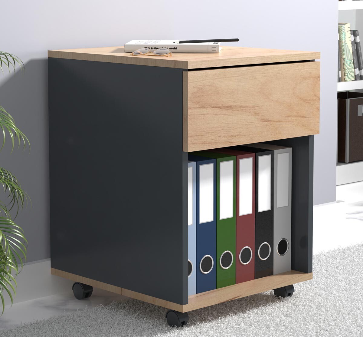 Mobilní kontejner Dalosa 45 1-SB, dub medový