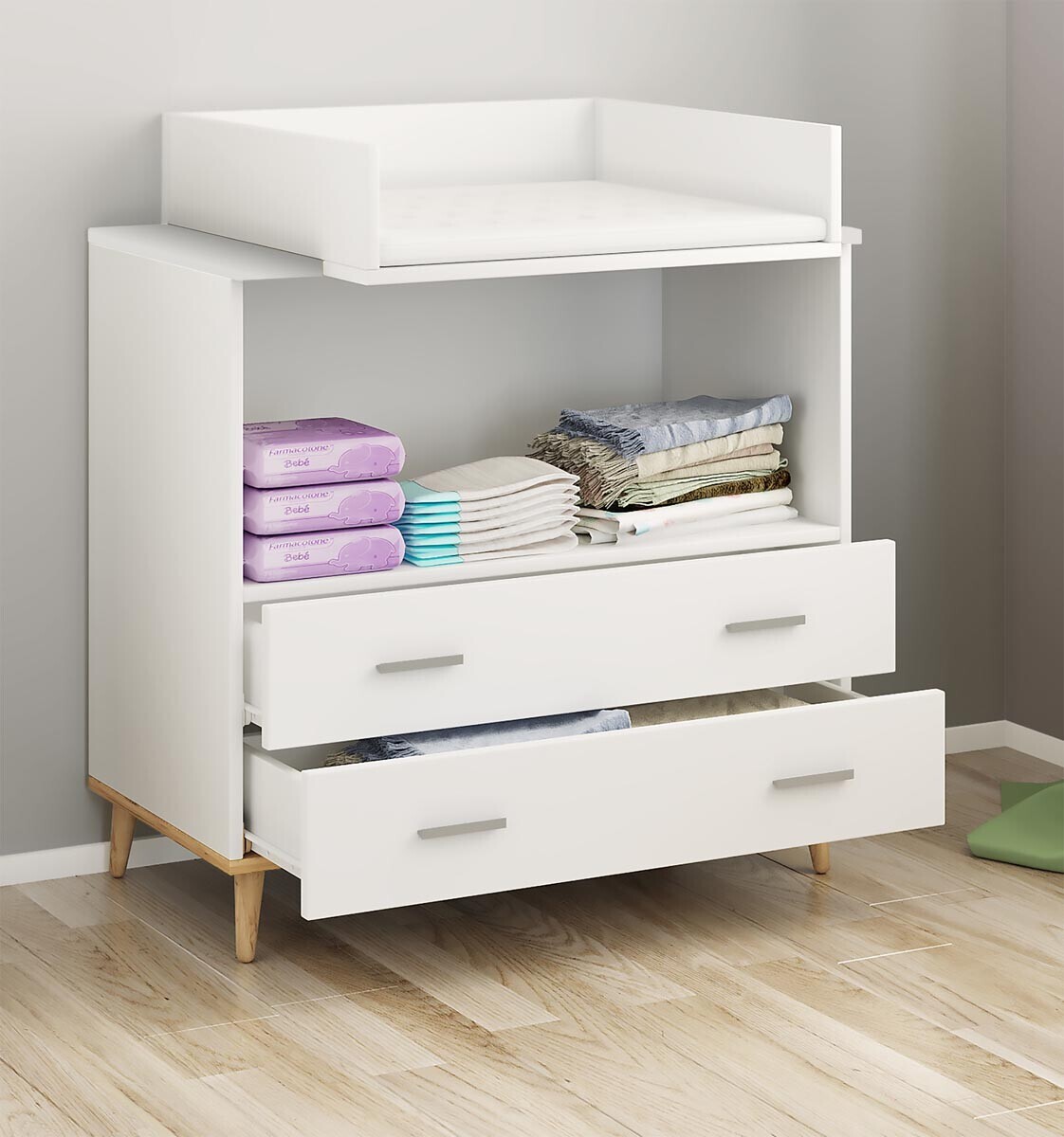 Přebalovací pult Landos, dub medový