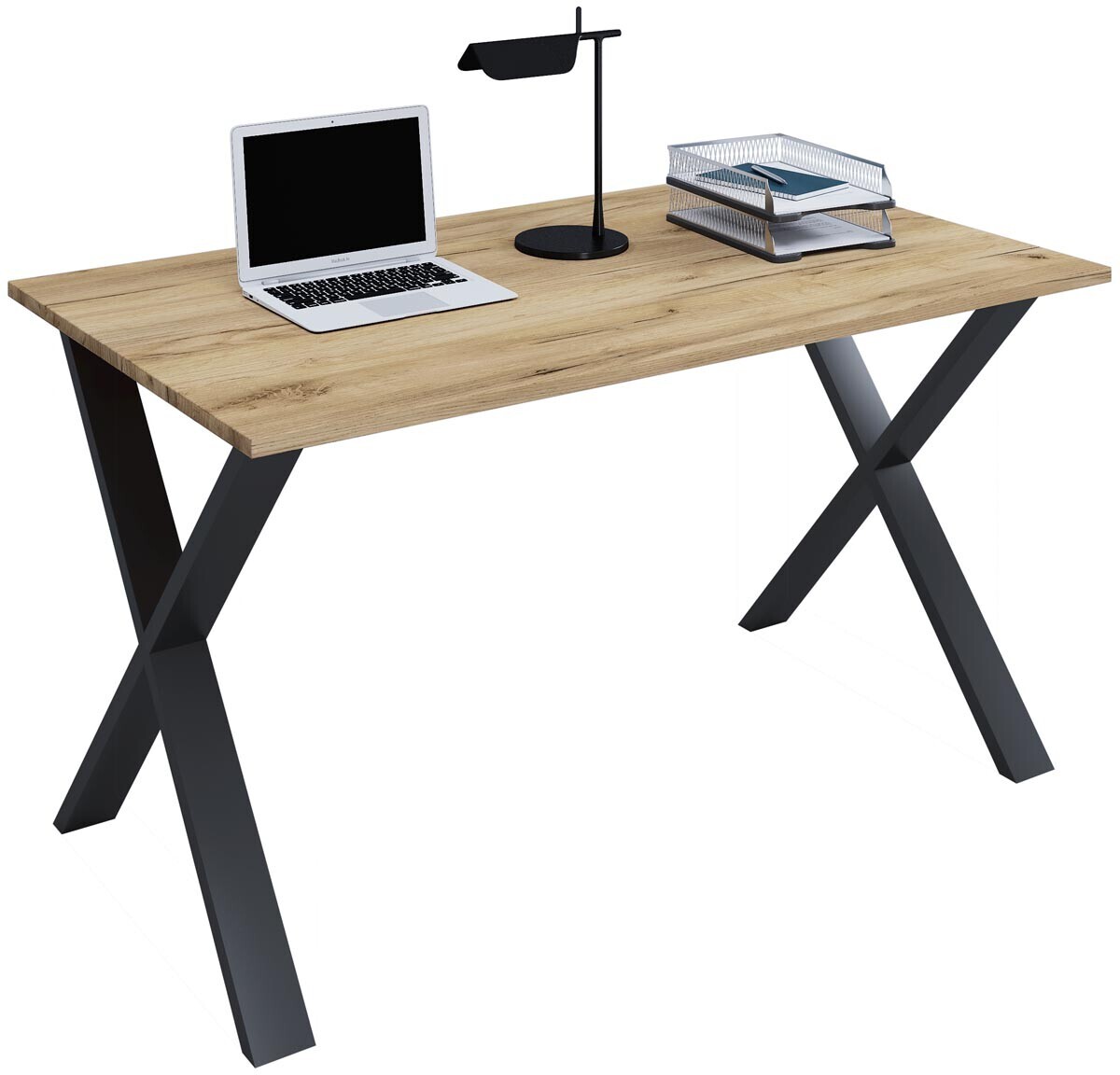 Stůl Lona 140x80 X-nohy, dub medový