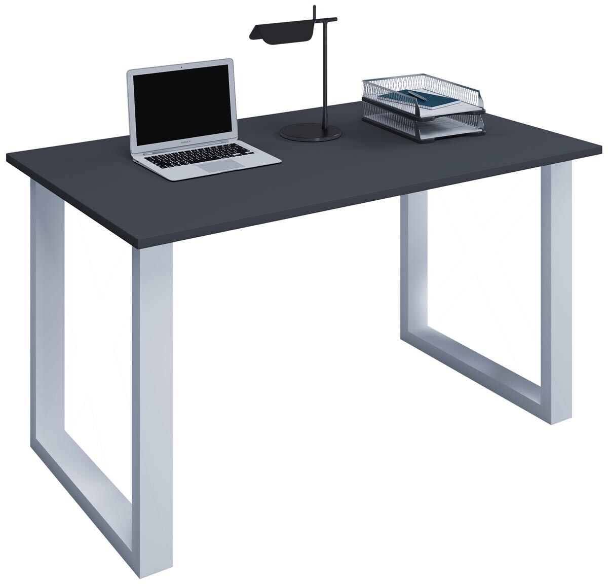 Stůl Lona 110x80 U-nohy, antracit