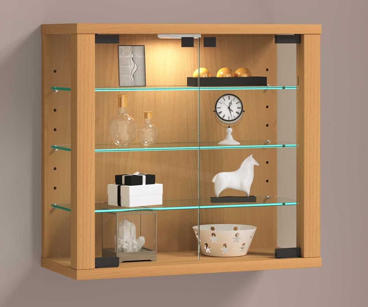 Nástěnná skříňka Vitrosa S, buk