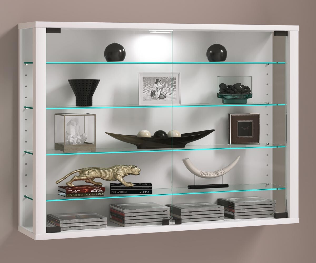 Nástěnná skříňka Vitrosa L, bílá