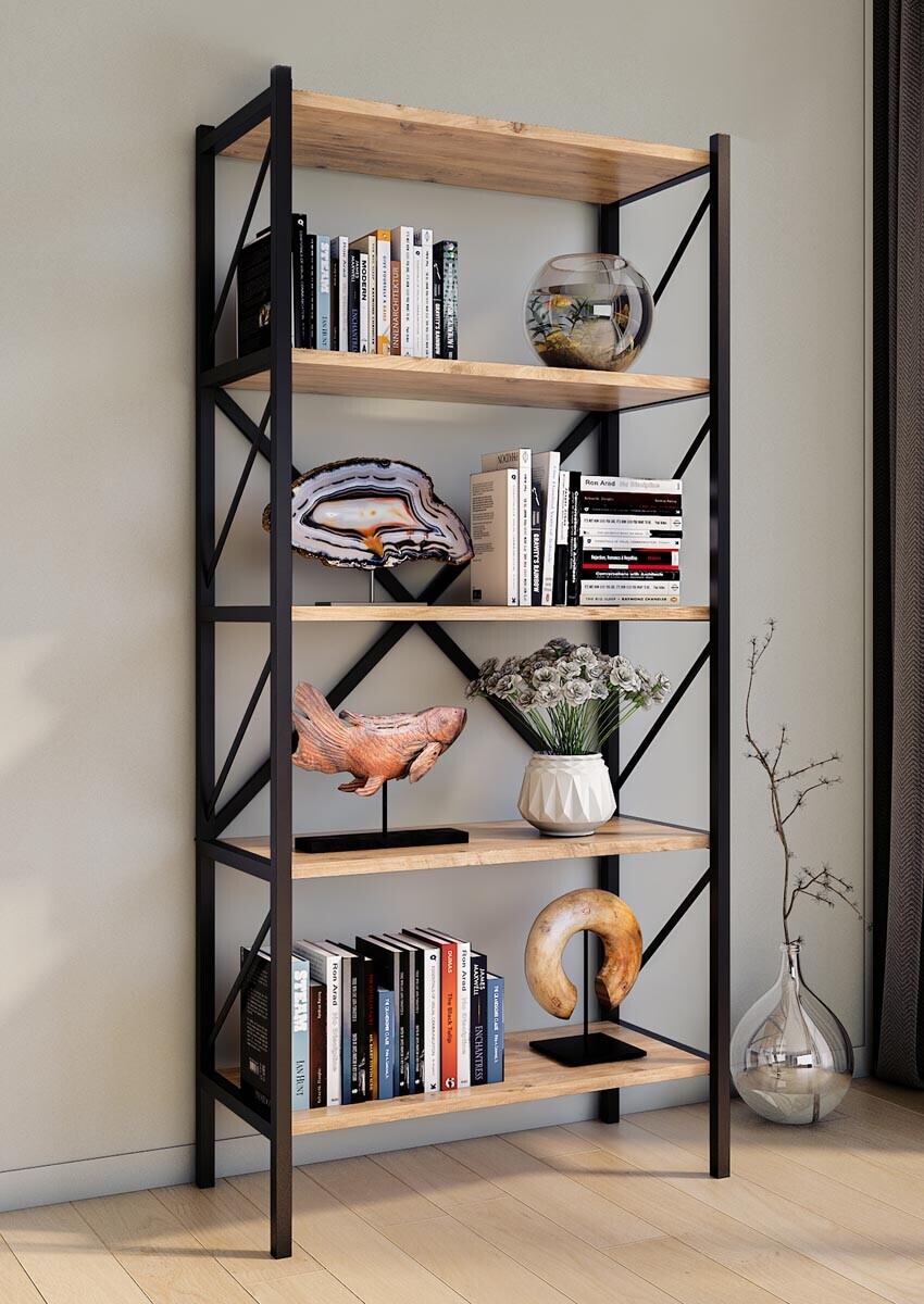 Police Insasi 5dílná, dub medový