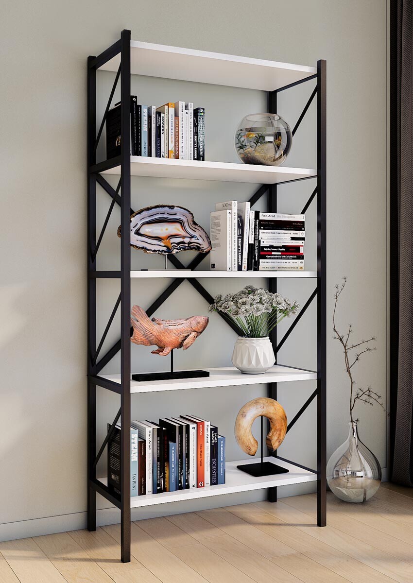 Police Insasi 5dílná, bílá