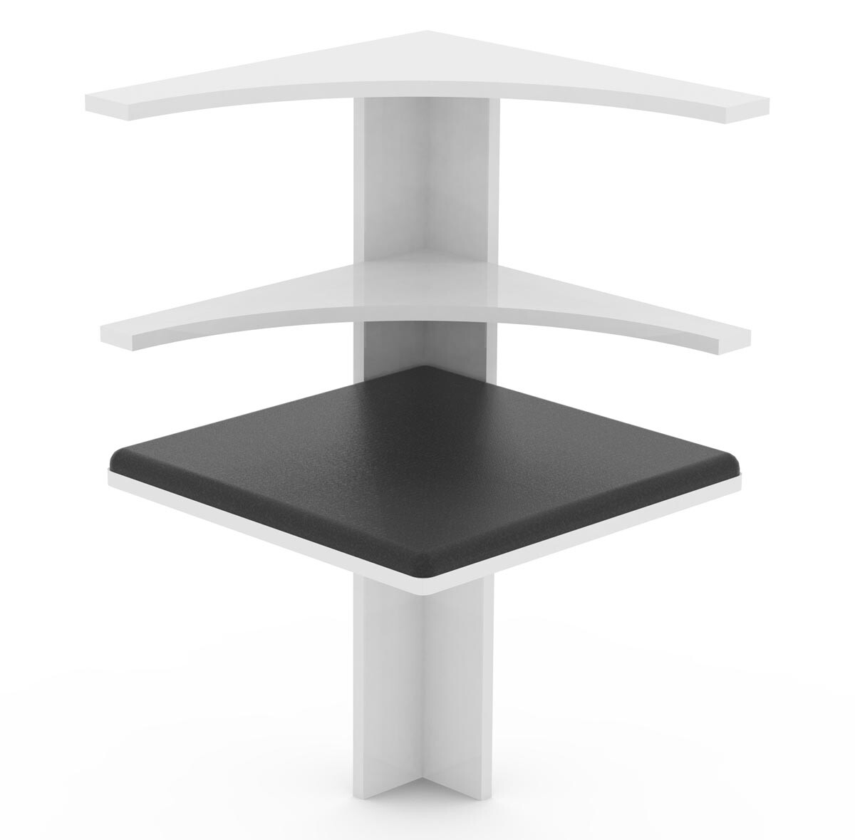 Rohový spoj Esal, bílý