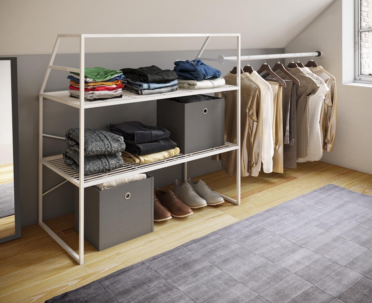 Šikmá střešní police Disal, bílá