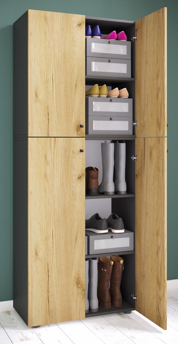 Botník Lona XXL 5dílný, antracitový