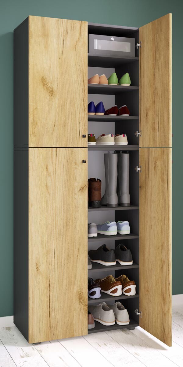 Botník Lona XXL 9dílný, antracitový