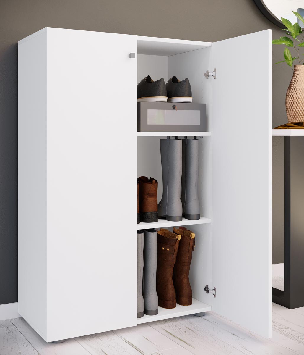 Botník Lona XL 3dílný, bílý