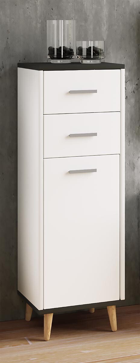 Koupelnová střední skříň Landos, Antracit