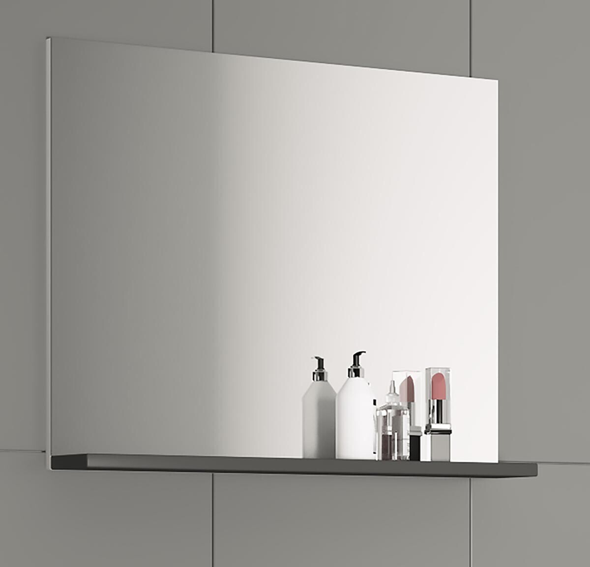 Koupelnové zrcadlo Landos, antracit