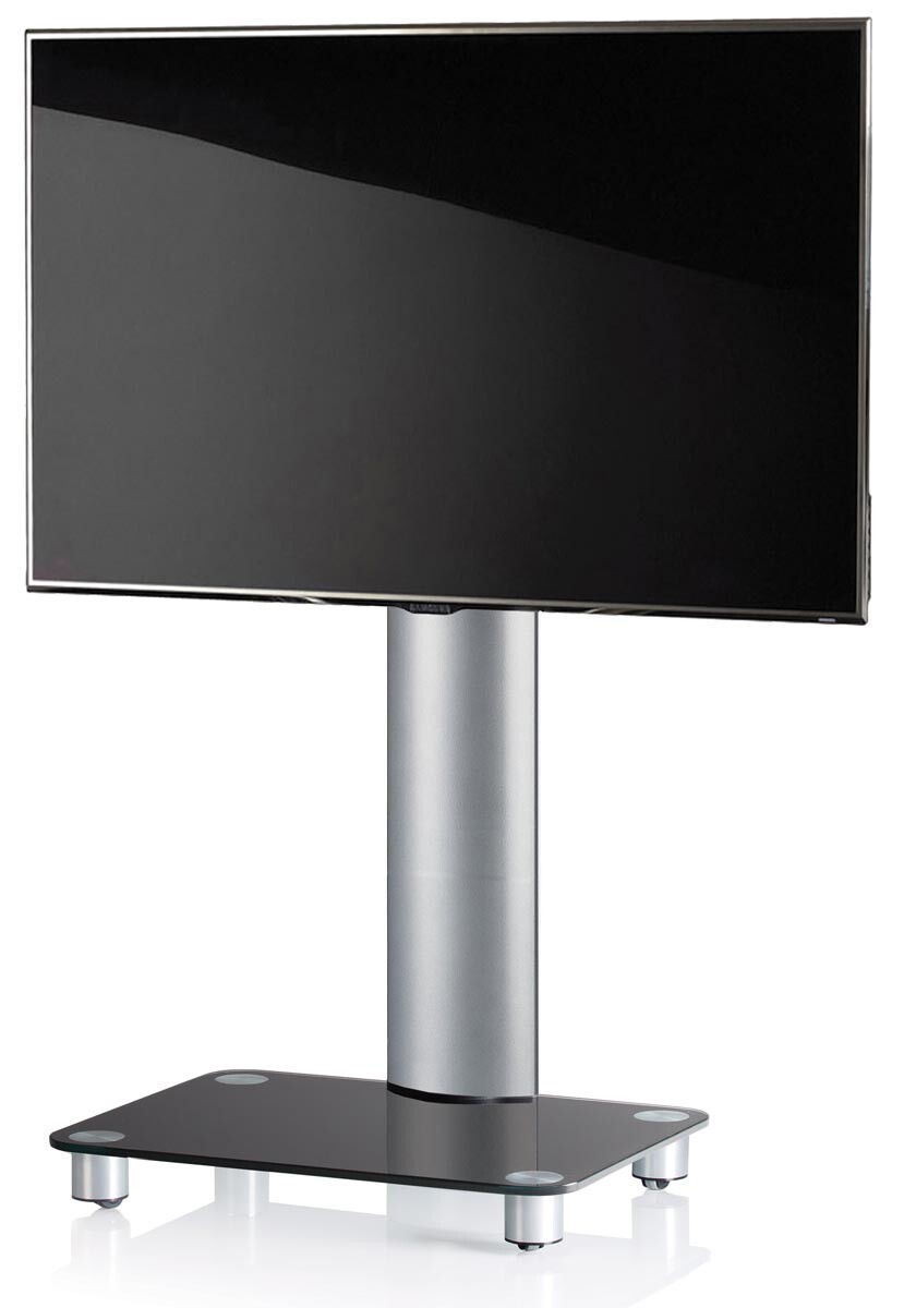 TV stolek Tosal, stříbrný