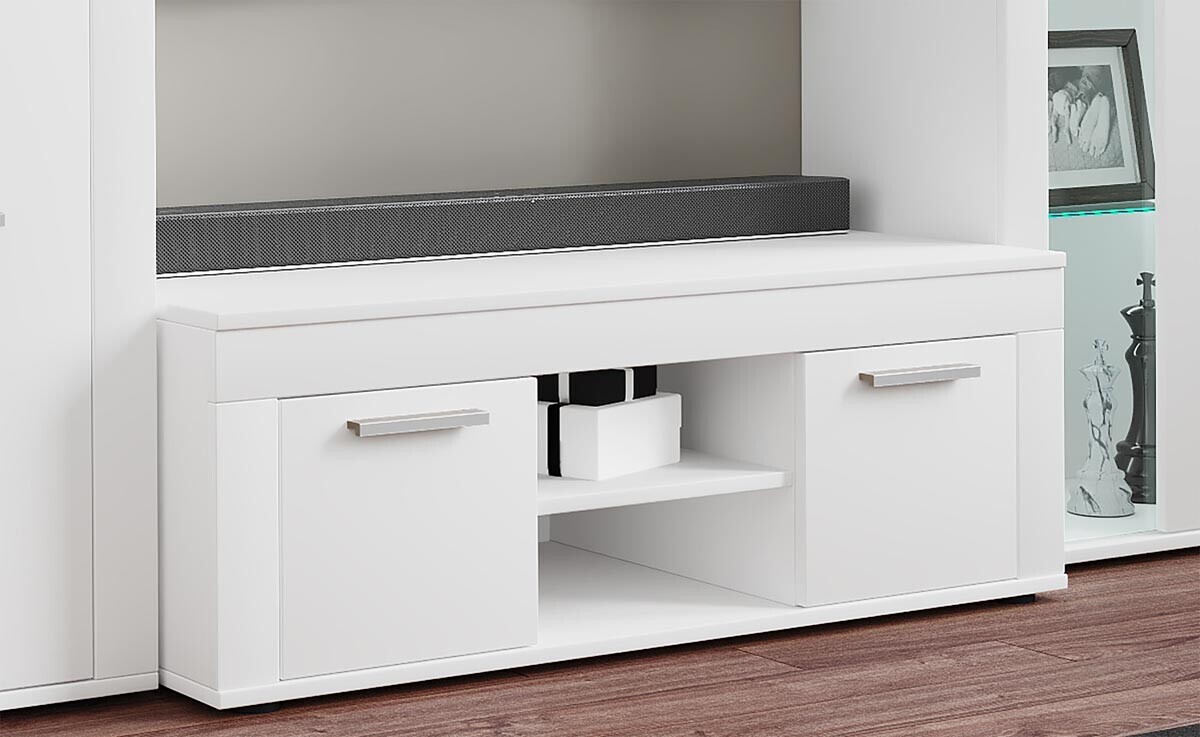 TV stolek Usilo L, bílá