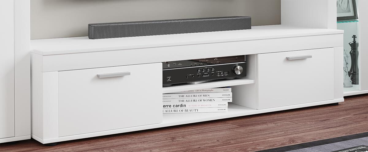 TV stolek Usilo XL, bílá