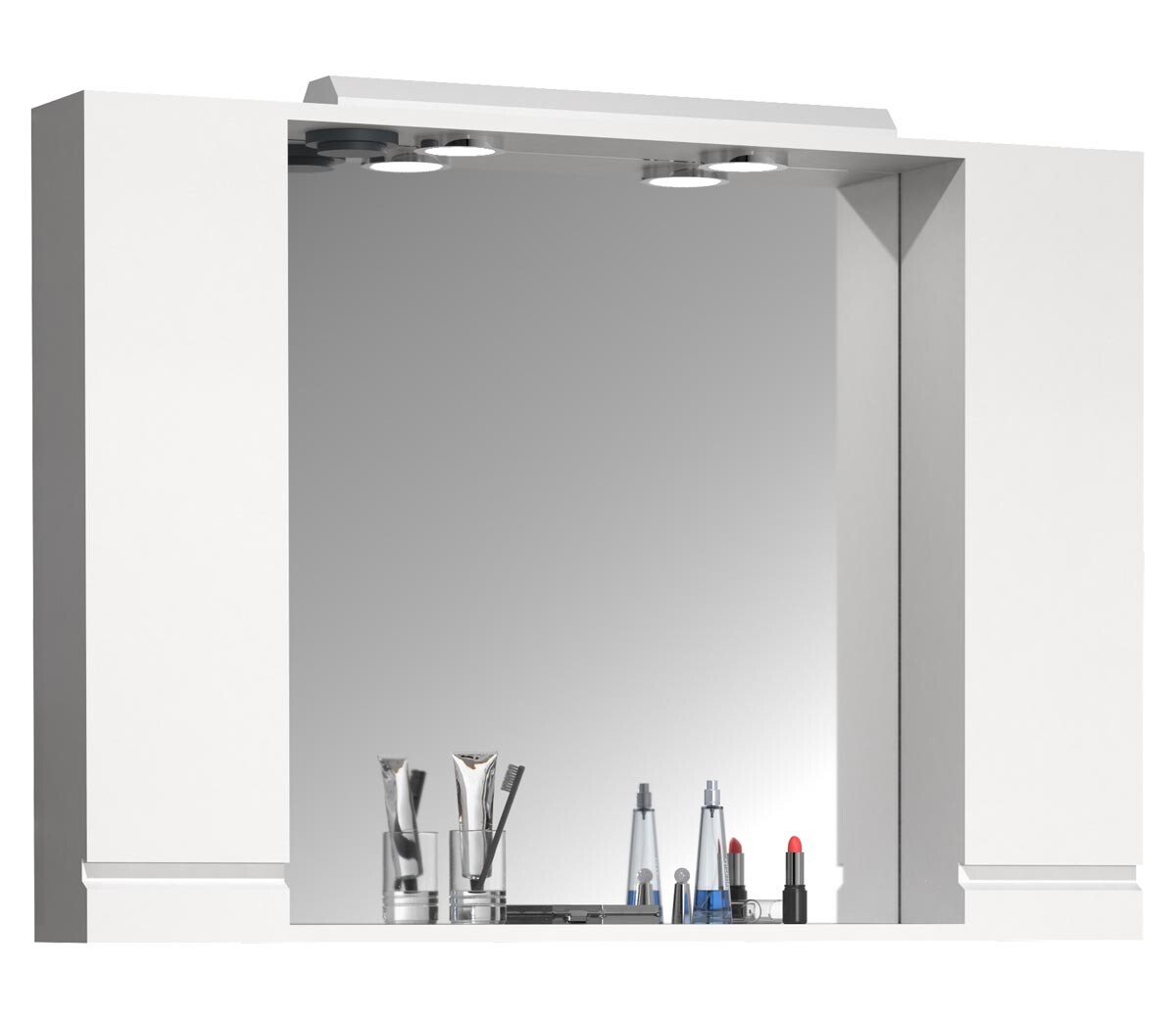 Zrcadlová skříňka Silora XL 100 cm, bílá