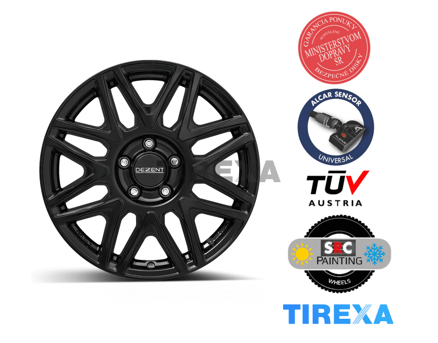 DEZENT KH black 6.50x16 5x108.00 ET47