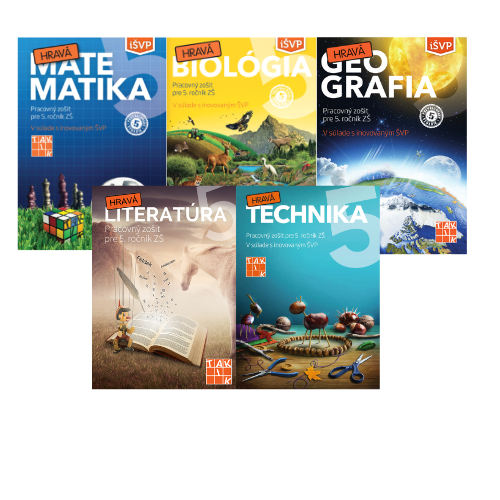 Hravá geografia 5 + mapa - pracovný zošit