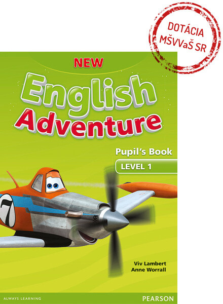 New English Adventure 1 Pupil's Book w/ DVD Pack - Výpredaj