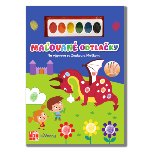 Maľované odtlačky: Na výprave so Zuzkou a Maťkom