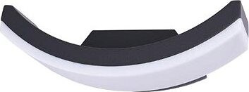 AVIDE horizontálne LED nástenné svietidlo Venice 1, čierne, teplé svetlo 9 W