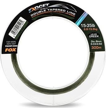 Fox Exocet Pro Double Tapered Mainline 300 m, 0,26 mm, 0,50 mm, 10 – 35 lb