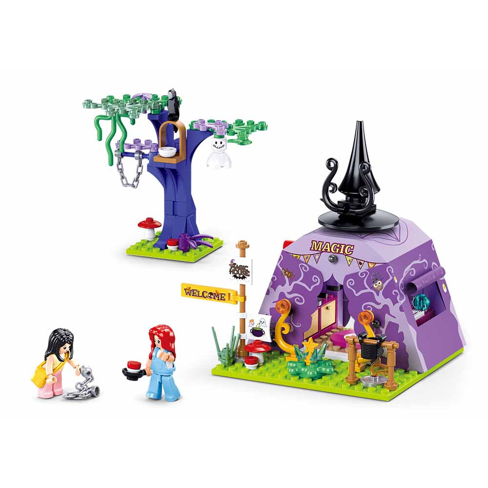 Stavebnica Sluban Girls Dream Čarodejnice Stan v lese M38-B1055