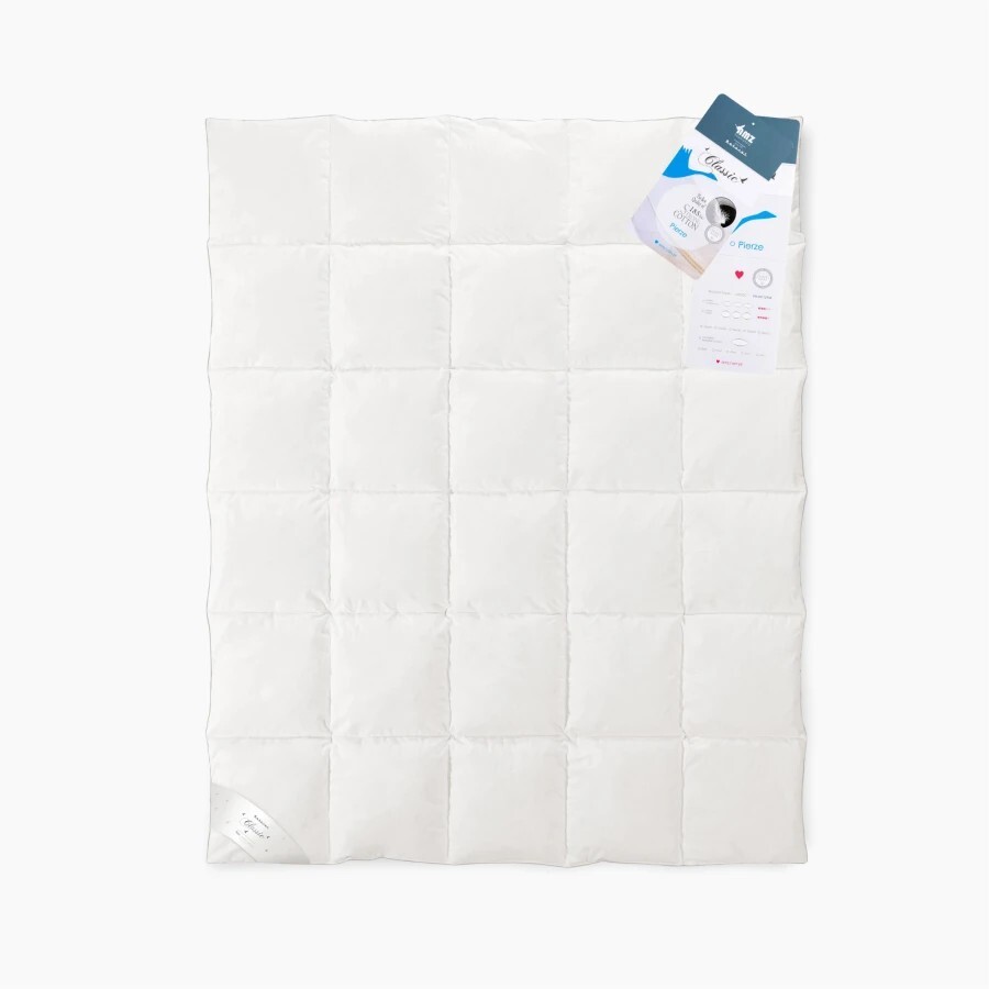 Celoroční přikrývka GOOSE FEATHER 200x220 cm bílá