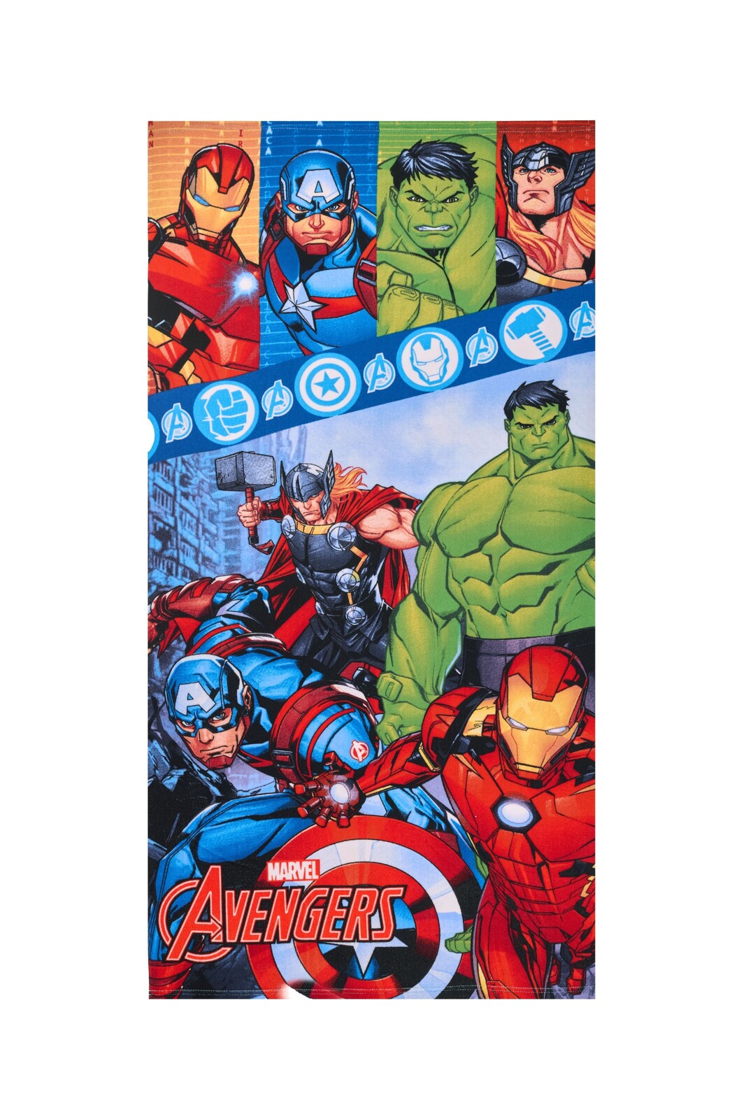 Dětská rychleschnoucí osuška BORD AVENGERS 70x140 cm vícebarevná