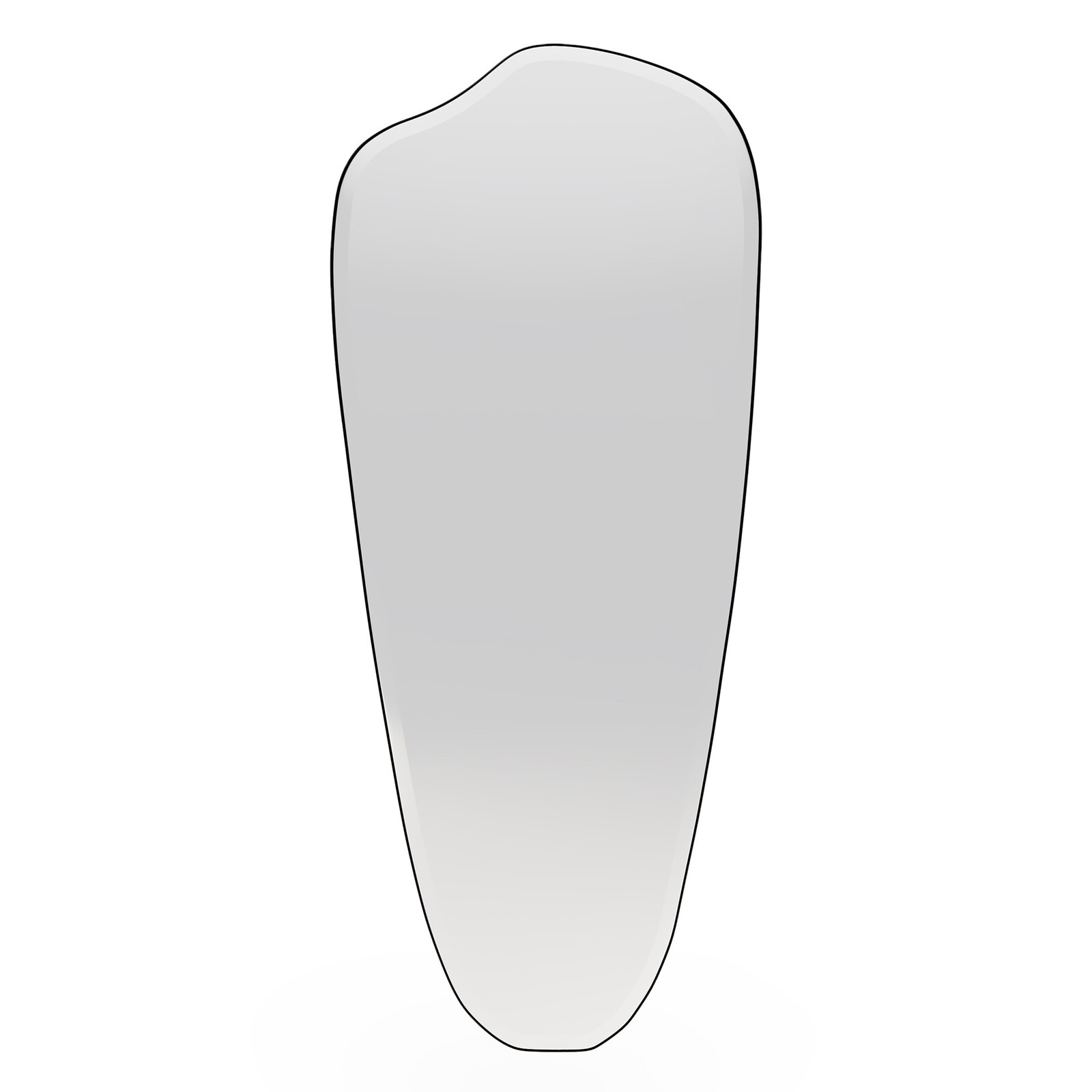 Nástěnné zrcadlo Frivatti 60x140 cm černé